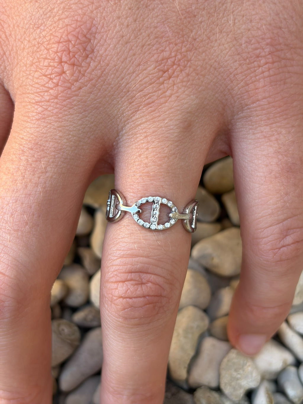 Bague ajustable - Marine