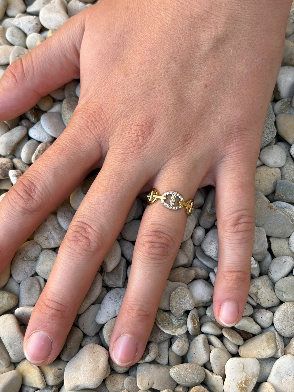 Bague ajustable - Marine